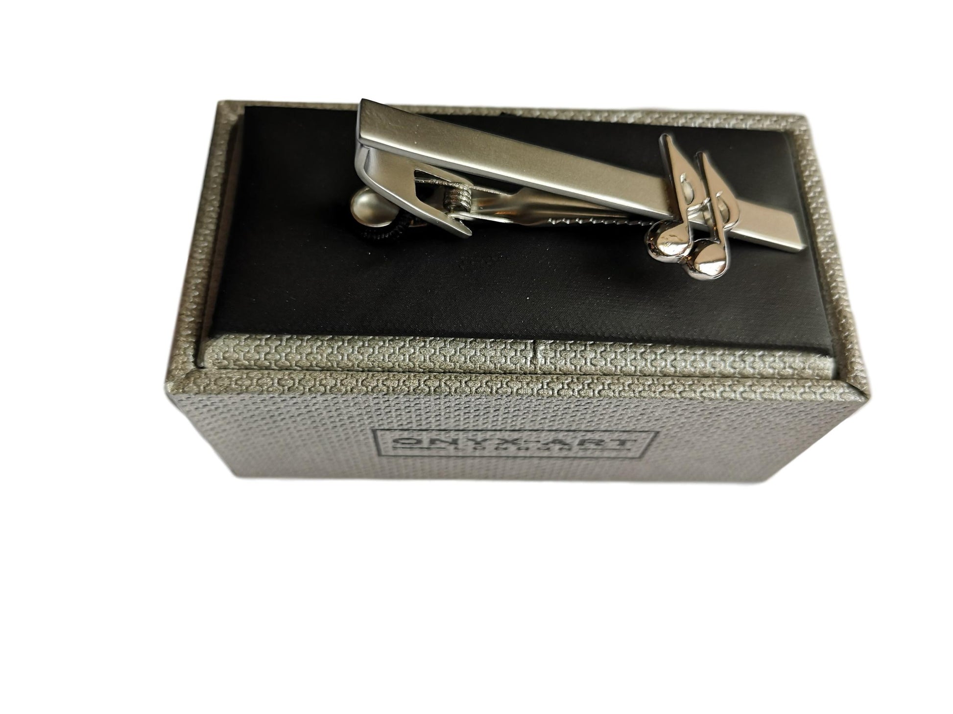 Quavers Silver-plated Tie Bar/Clip/Slide image 2