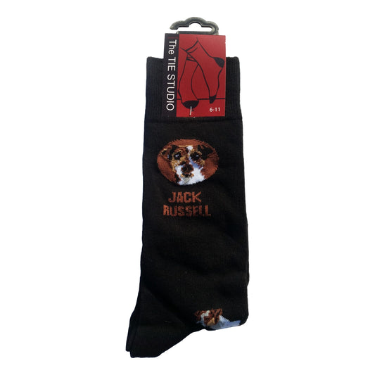 Jack Russell Dog Unisex Novelty Ankle Socks Adult Size 6-11 image 0