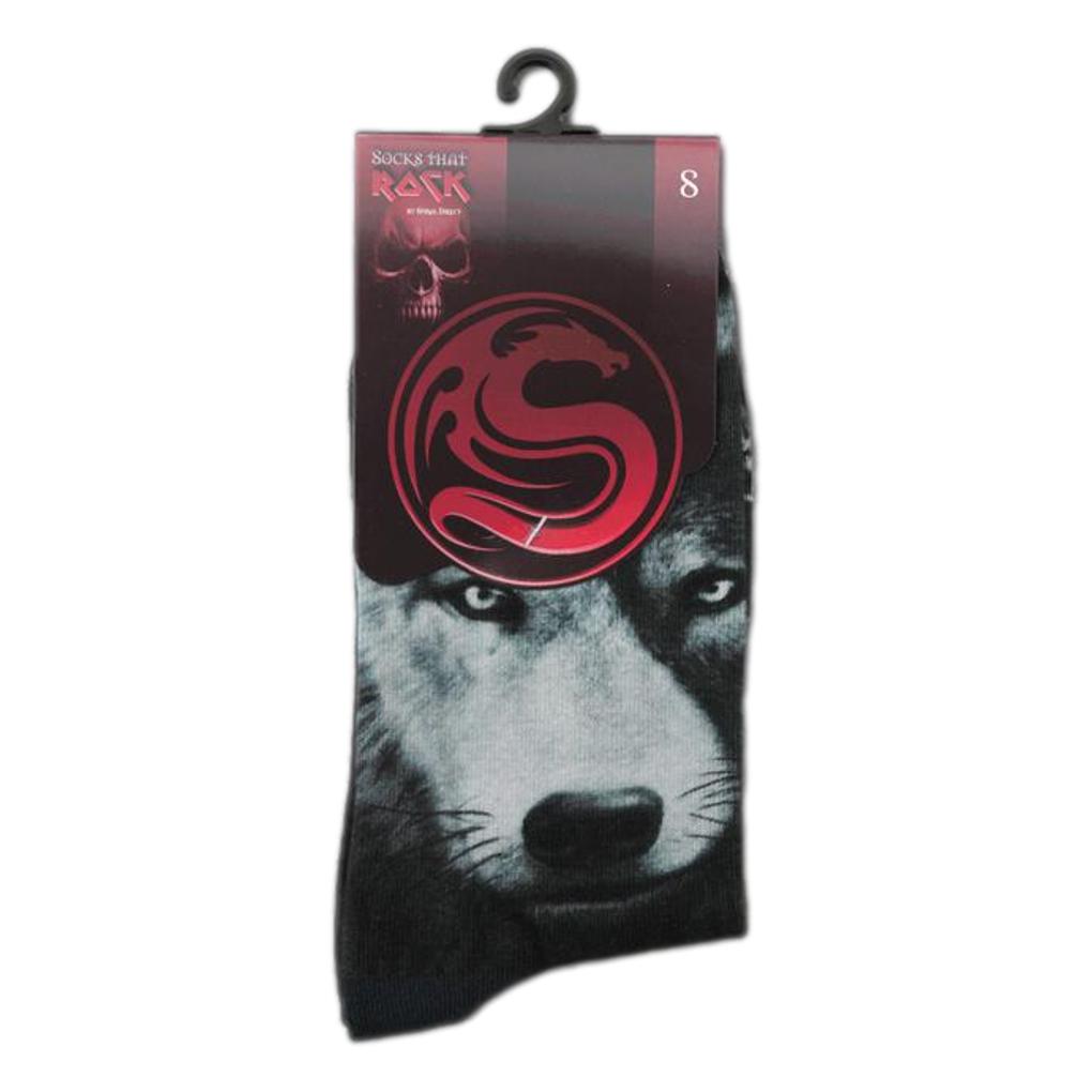 Wolf Chi Ladies Novelty Ankle Socks Adult One Size 3-5 image 1