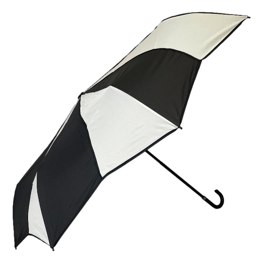 Everyday Swirl Black/Cream Folding Umbrella Lightweight image 3