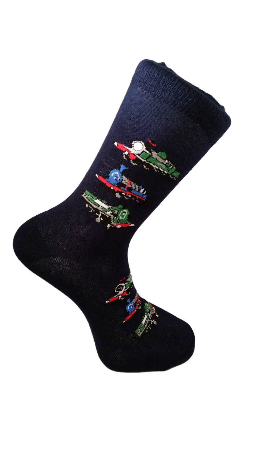 British Steam Trains Unisex Novelty Ankle Adult UK Size 6-11 Socks image 0