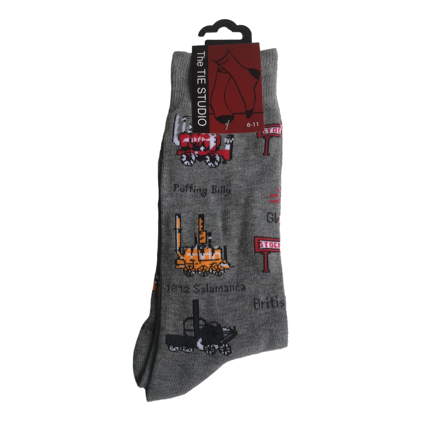 History of British Trains Unisex Novelty Ankle Socks Adult Size 6-11 image 0