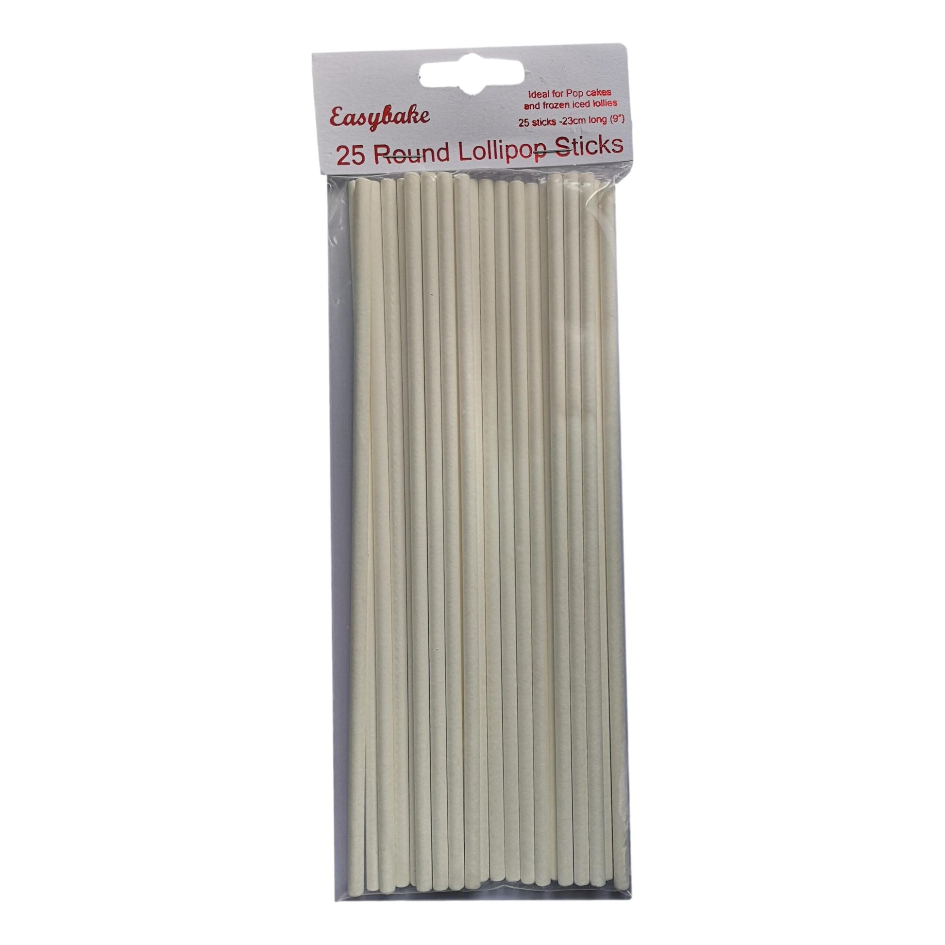 9 inch Round Lollipop Sticks - pack of 25 image 0
