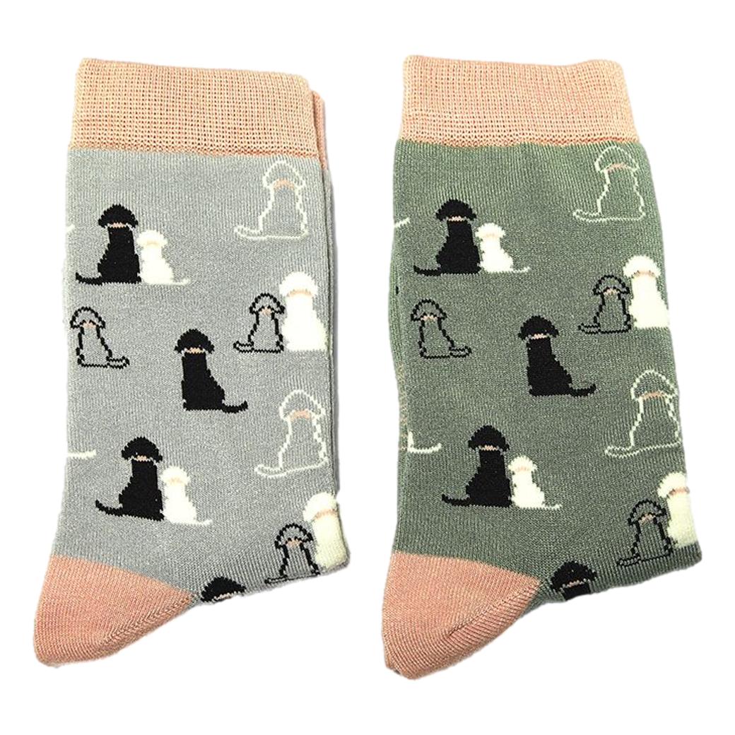 Retriever Silver Womens Novelty Ankle Socks Adult One Size image 2