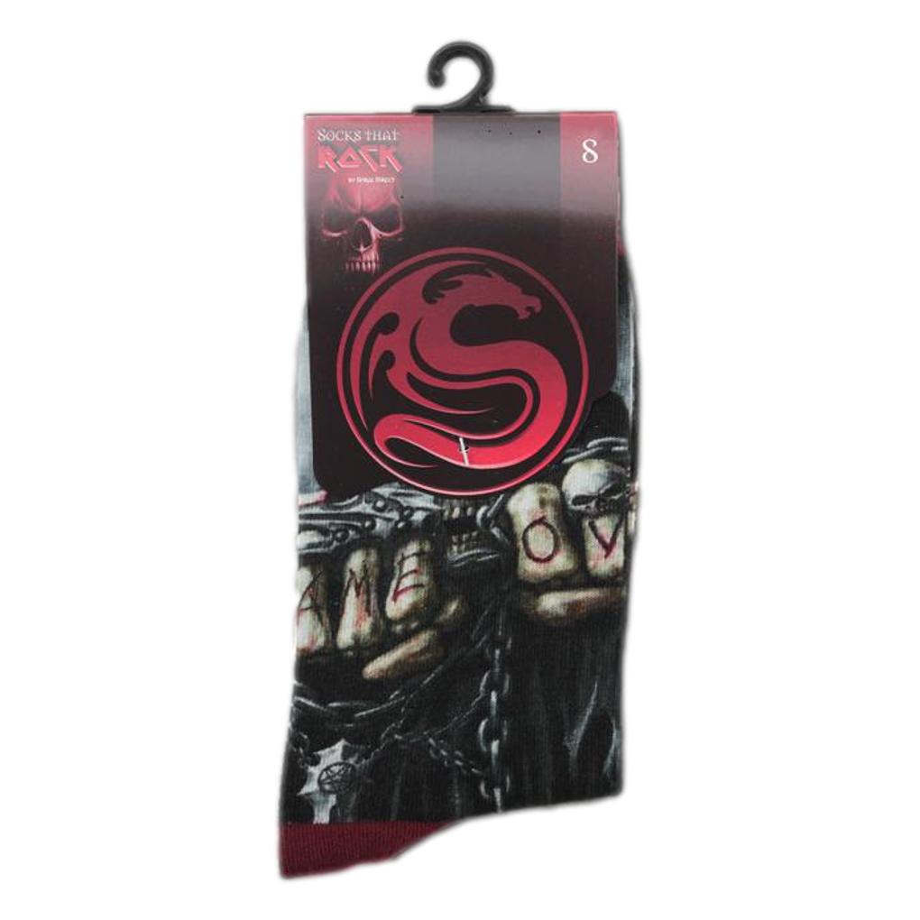 Game Over Ladies Novelty Ankle Socks Adult One Size 3-5 image 1
