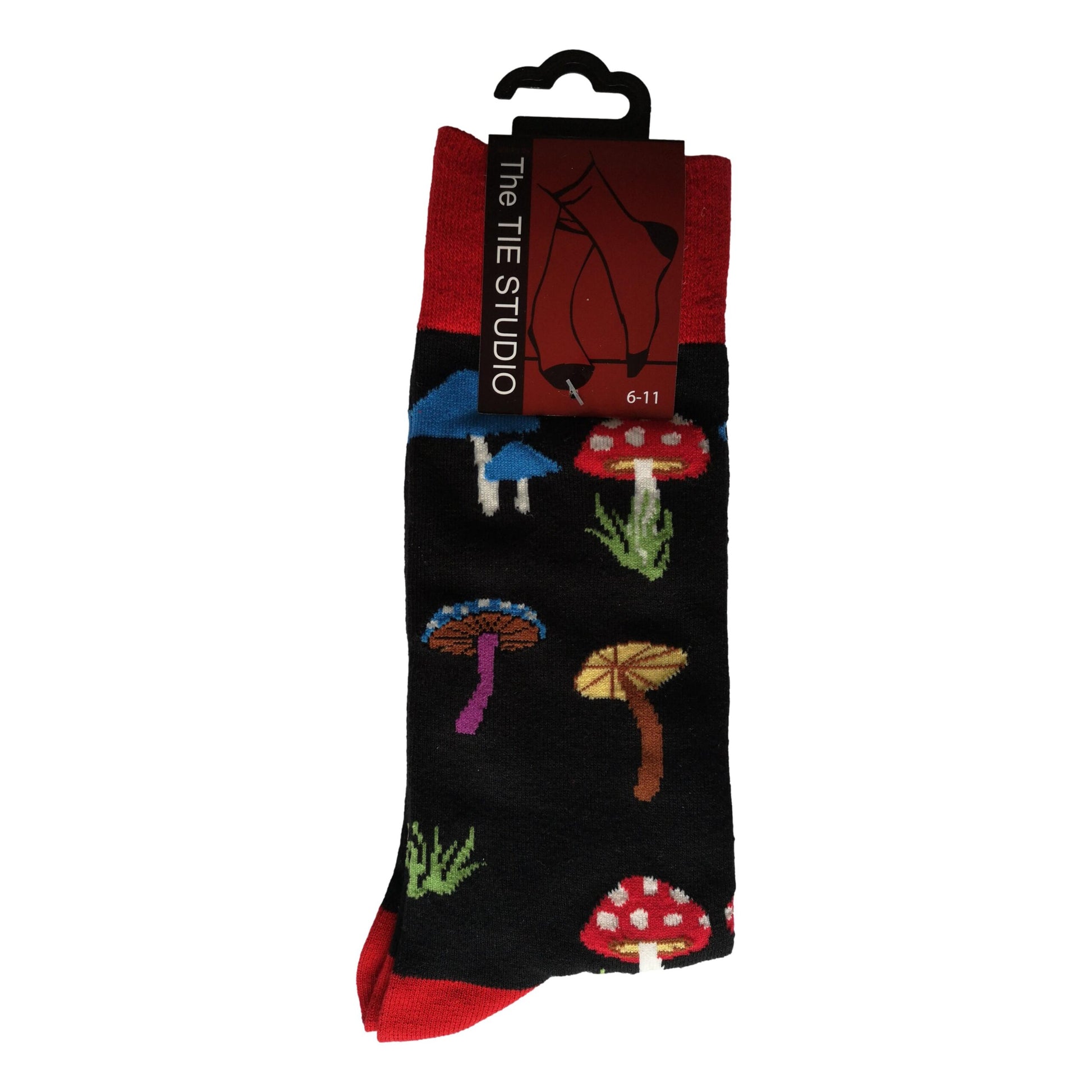(Magic) Mushrooms Unisex Novelty Ankle Socks Adult Size 6-11 image 0