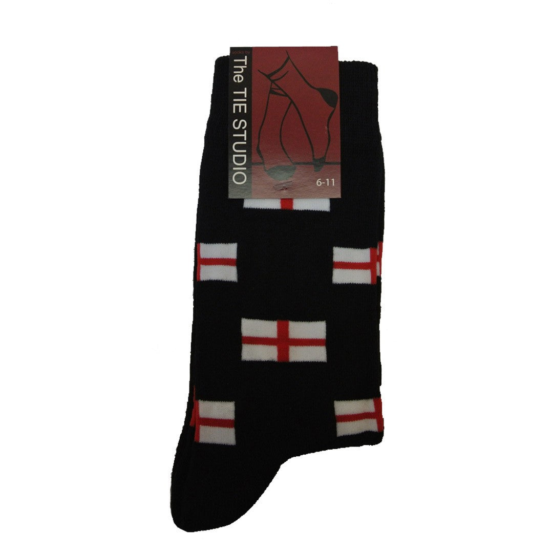 England St. Georges Flag Unisex Novelty Ankle Socks Size 6-11 image 0