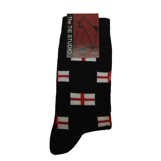 England St. Georges Flag Unisex Novelty Ankle Socks Size 6-11 image 0