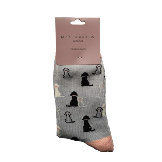 Retriever Silver Womens Novelty Ankle Socks Adult One Size image 0