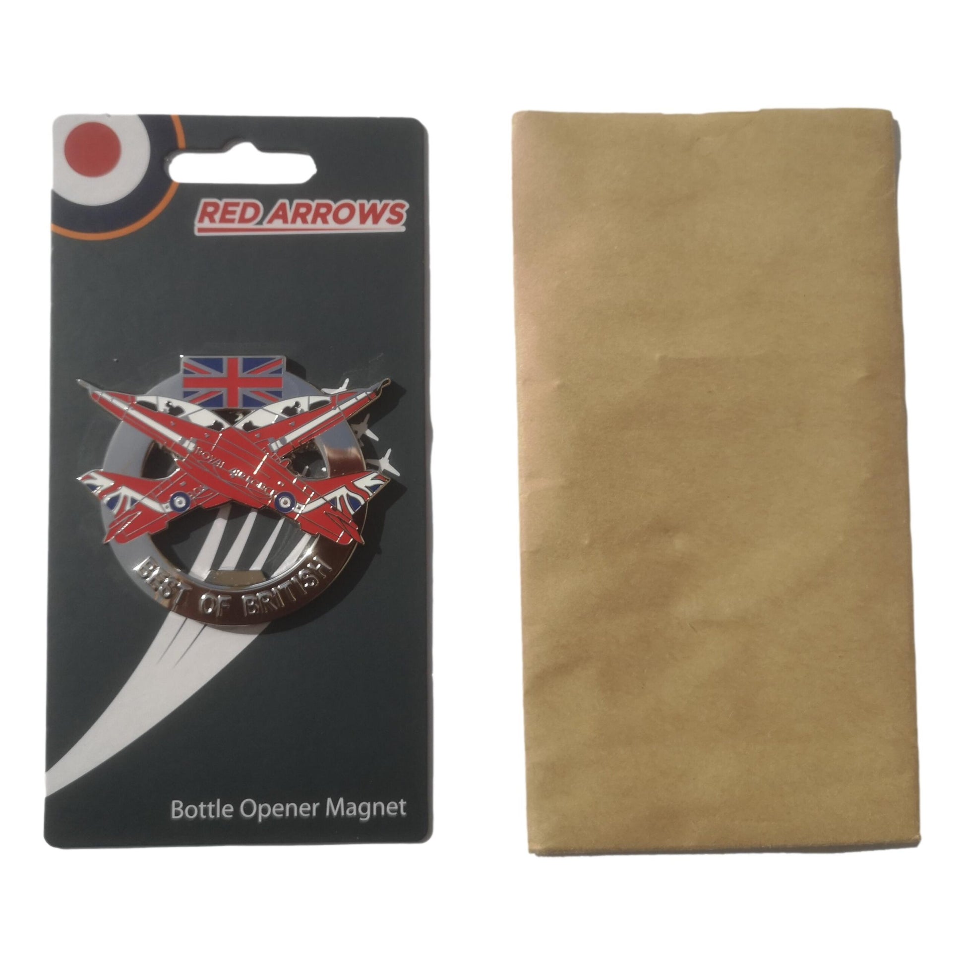 Red Arrows BAe Hawk RAF bottle opener fridge magnet image 3