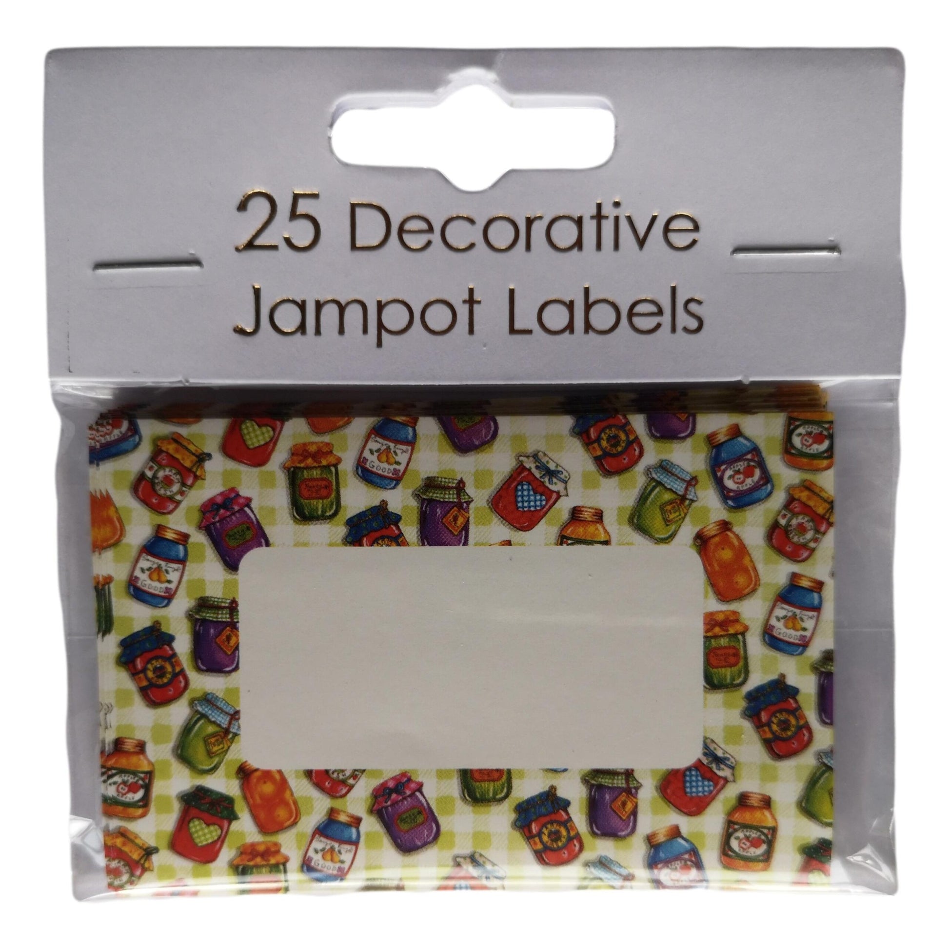 25 Jam Jars Decorative Self-Adhesive Jam Pot Labels image 0