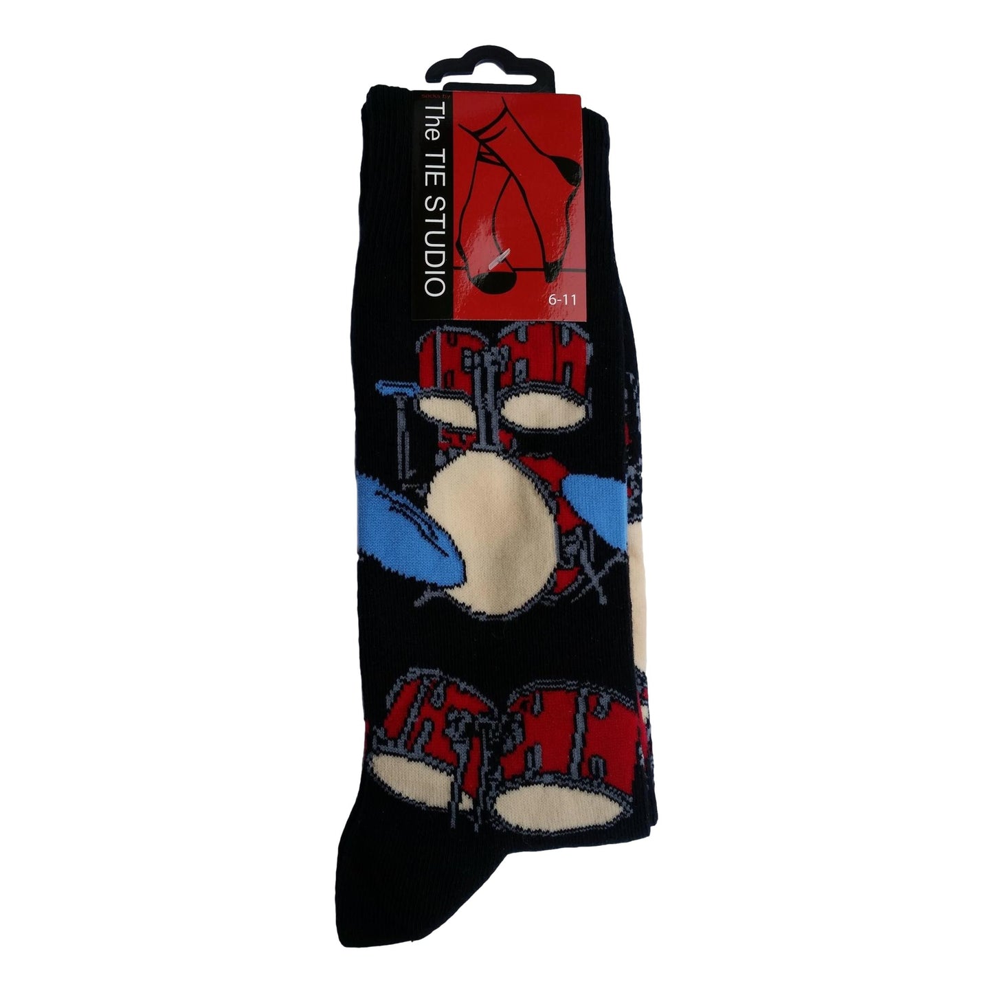 Drum Kits Music Jazz Band Unisex Novelty Ankle Socks Adult Size 6-11 image 0