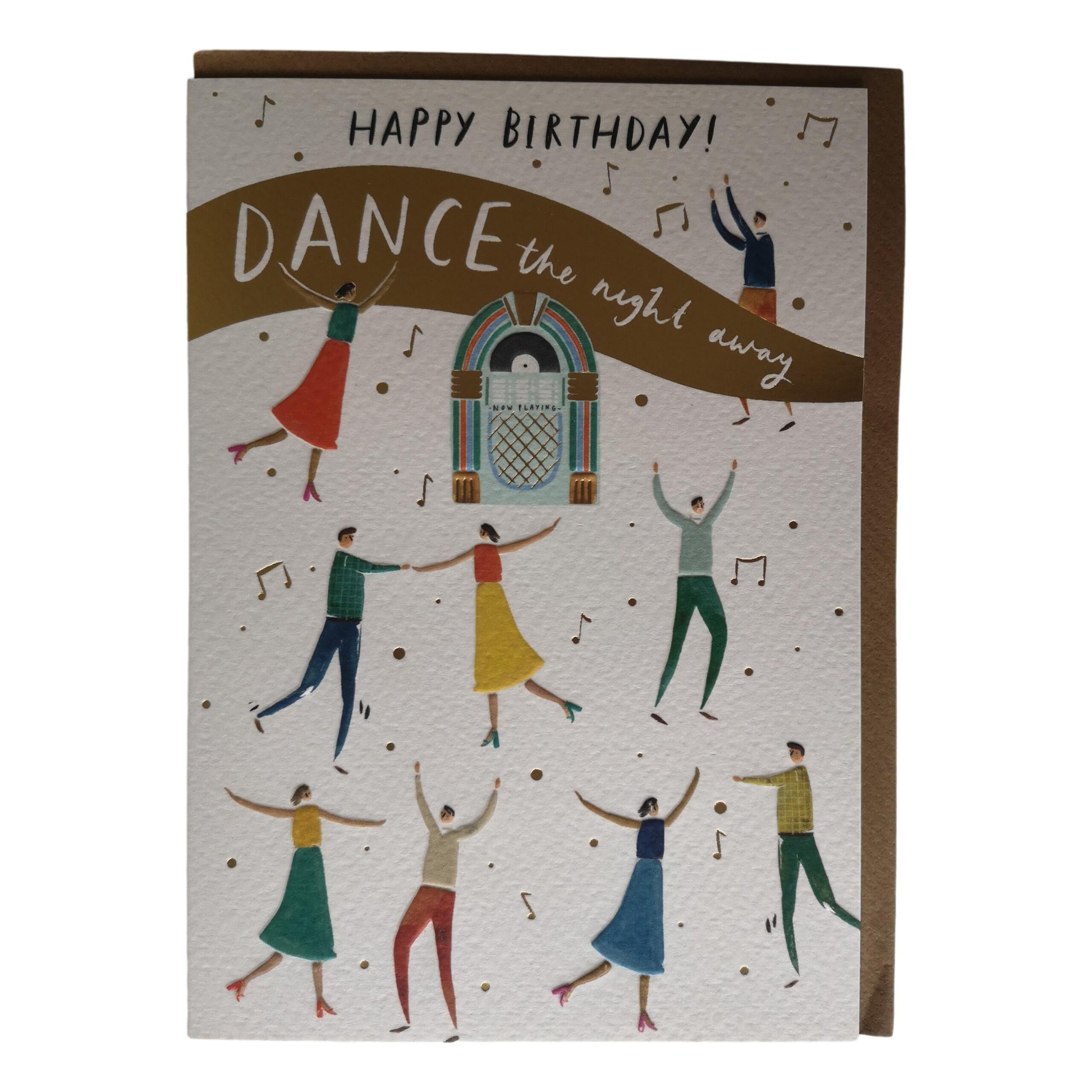 Happy Birthday Dance The Night Away Greeting Card image 0