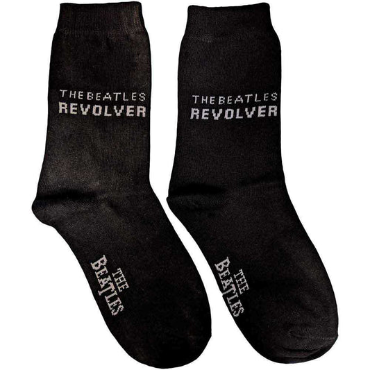 The Beatles Revolver Black Unisex Adult Ankle Socks