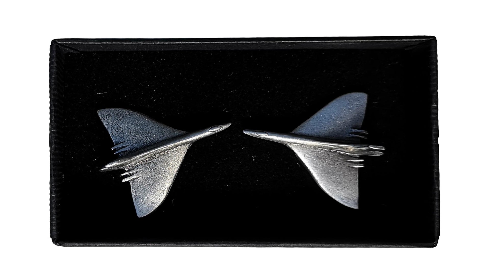 Avro Vulcan Bomber Pewter Torpedo Fitting Cufflinks in Padded Gift Box image 2