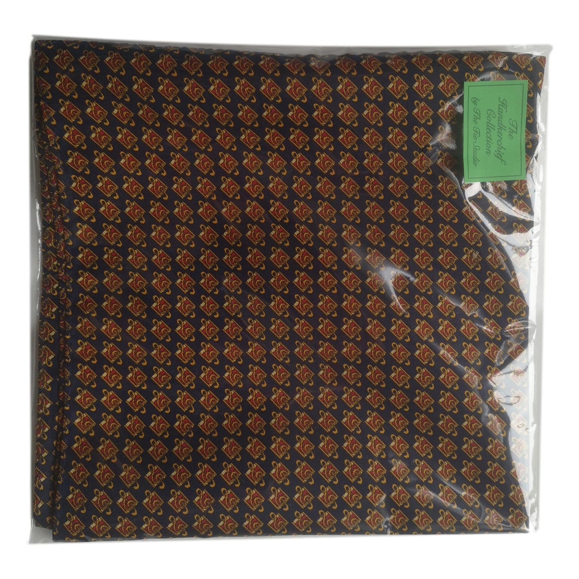 Small Treble Clefs 100% Polyester Pocket Handkerchief image 1