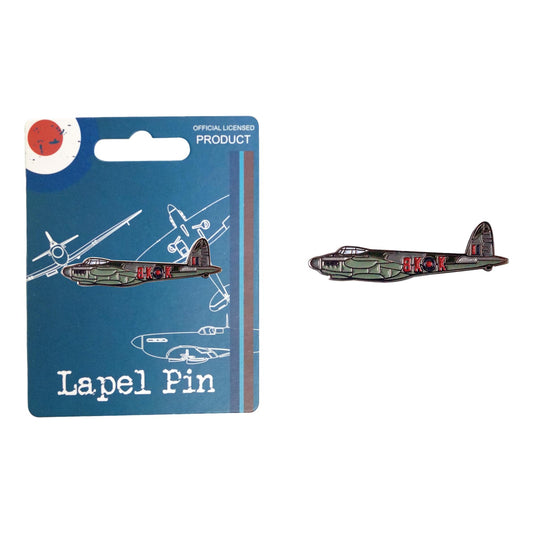 Royal Air Force Mosquito Fighter Bomber Landscape View lapel pin badge image 0