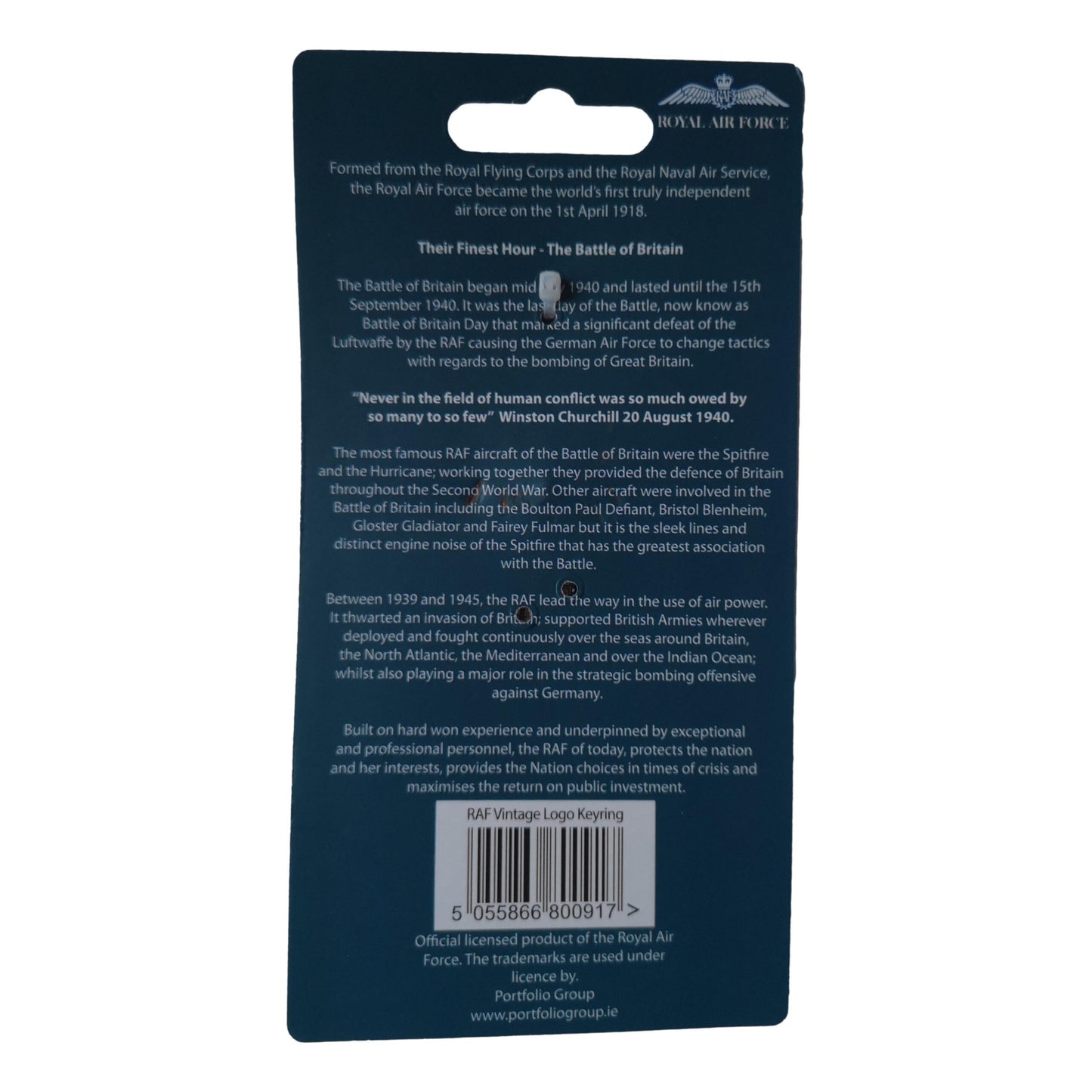 Royal Air Force Logo RAF keyring image 2