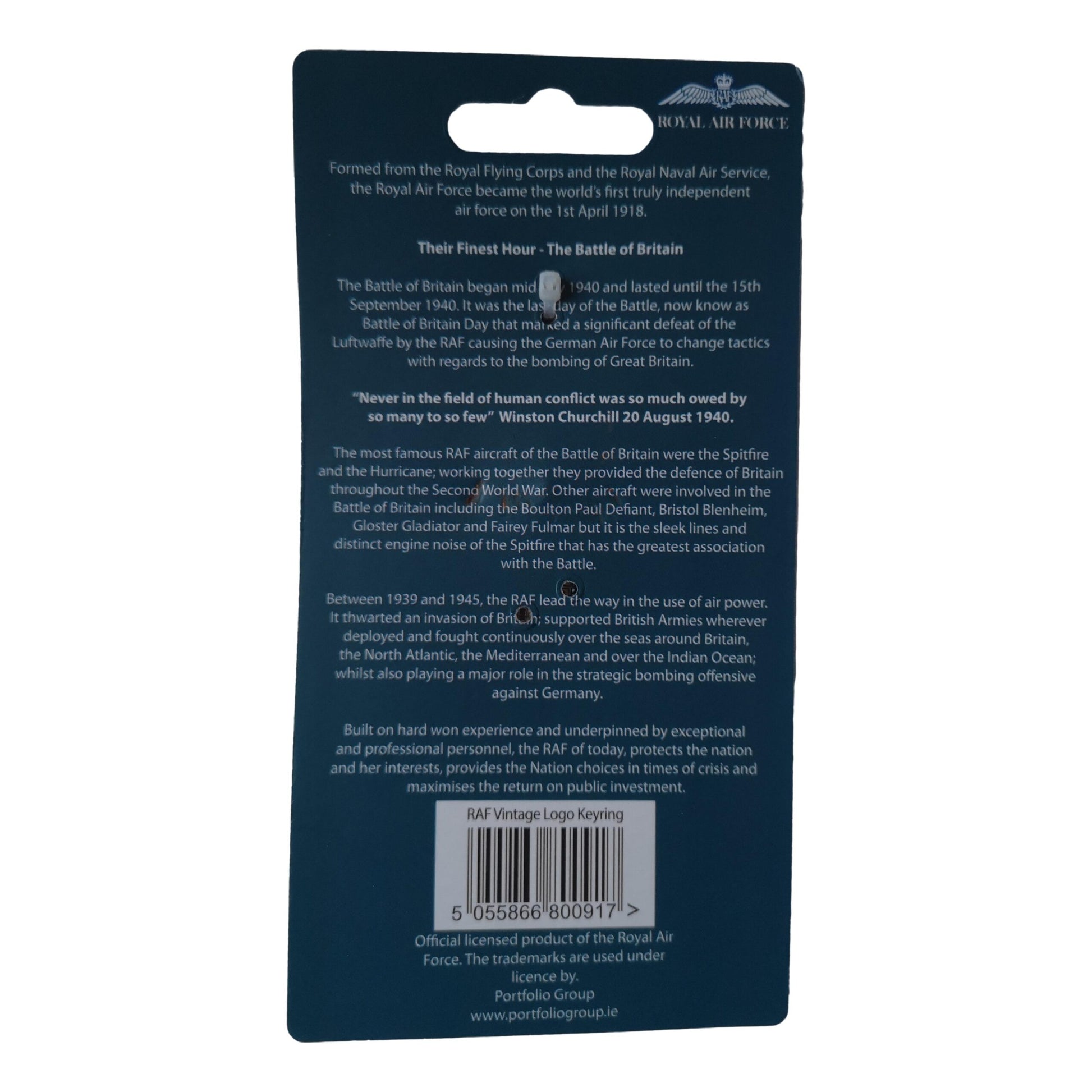 Royal Air Force Logo RAF keyring image 2
