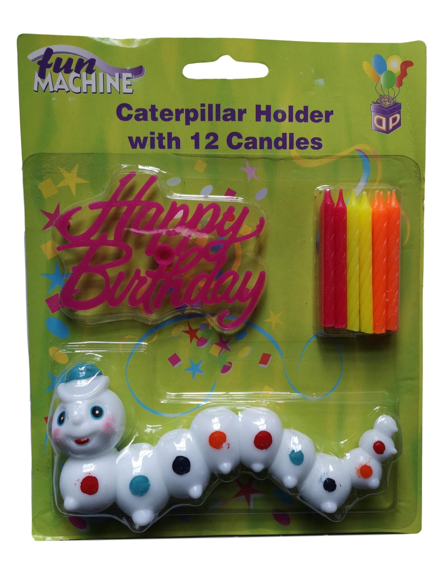 Table Top Happy Birthday Caterpillar Candle Holder image 2
