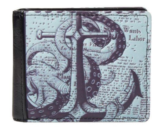 Octopus Newspaper Gents Leatherette Wallet image 0