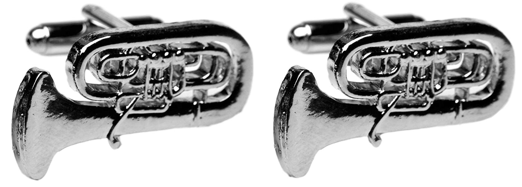 Continental Tuba silver-plated cufflinks image 0