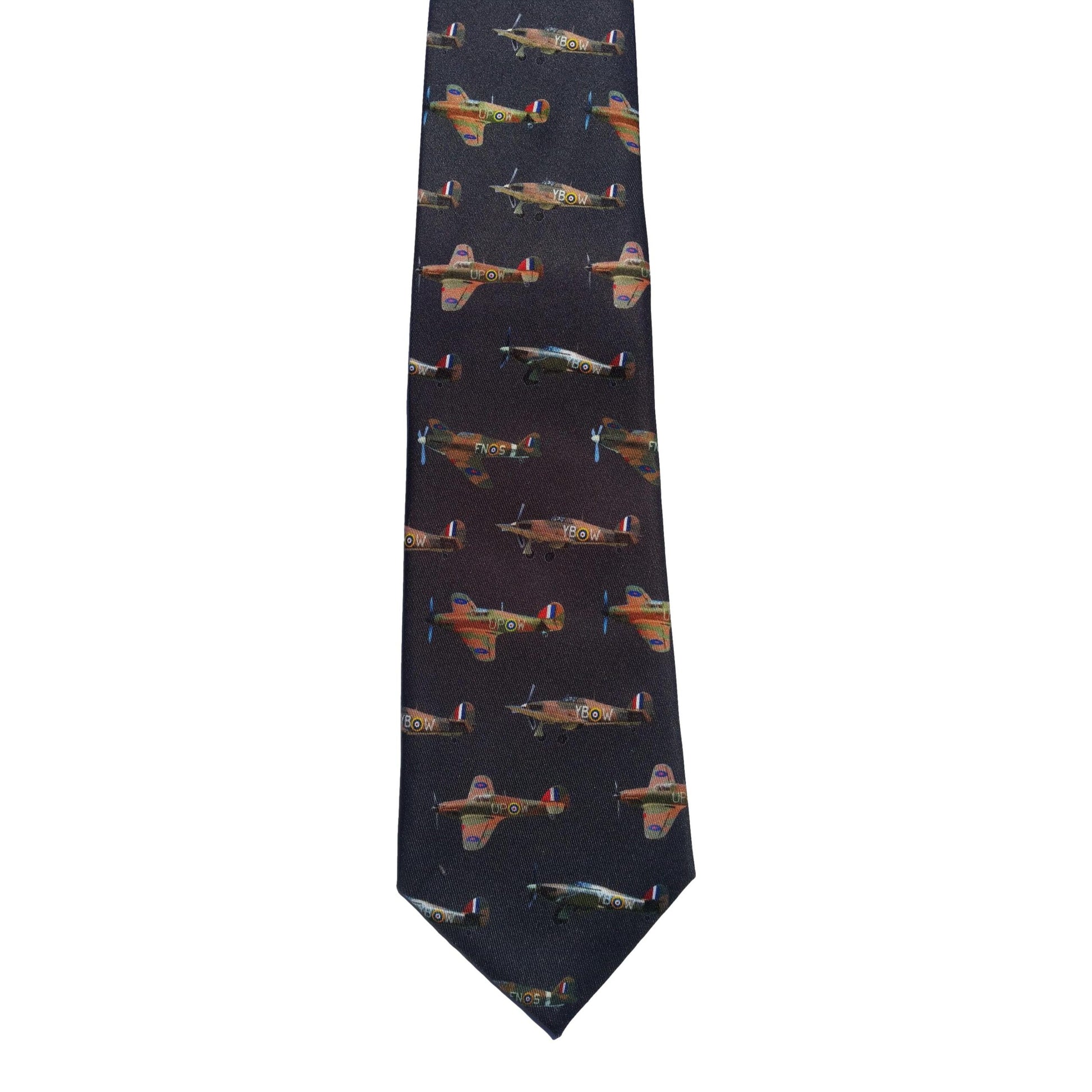 Hawk Hurricane repeating 100% Polyester Classic Tie image 0