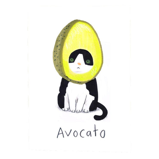AvoCato eco-friendly humour greetings card image 0