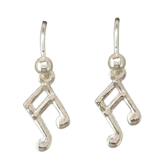 Semiquavers sterling silver small earrings image 0