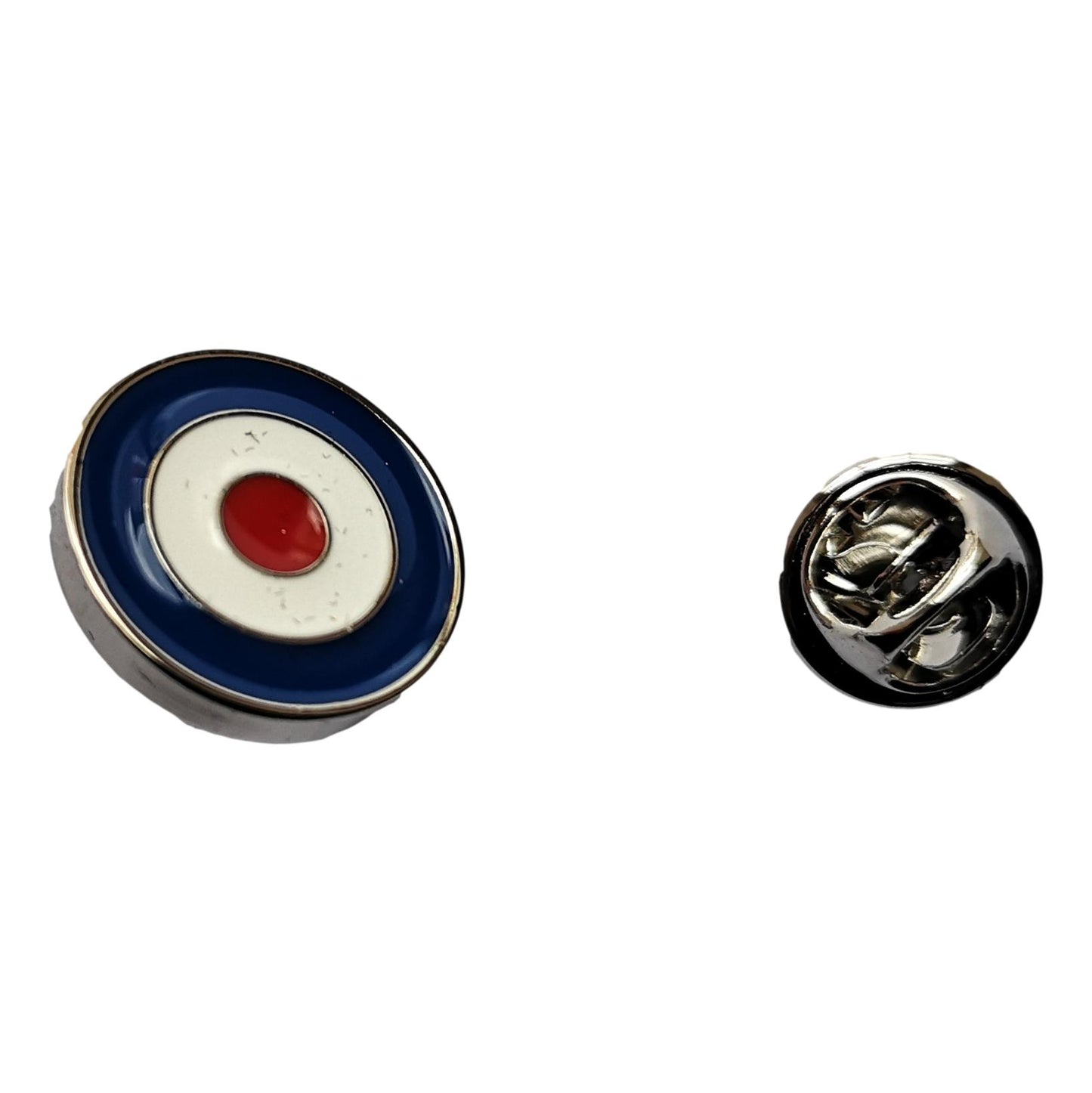 Royal Air Force Royal Ensign roundel silver-plated lapel pin in padded gift box image 2