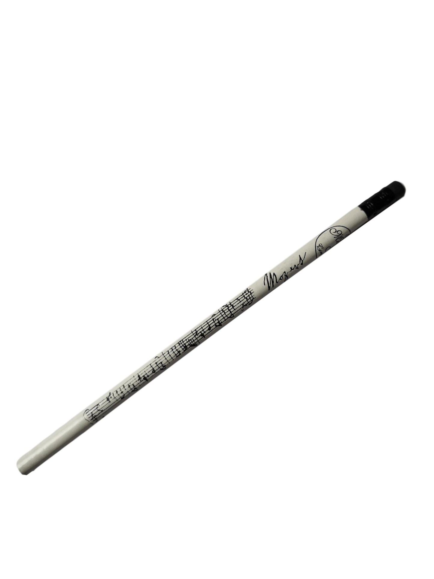 Mozart Music black on white unsharpened woodcase pencil image 0