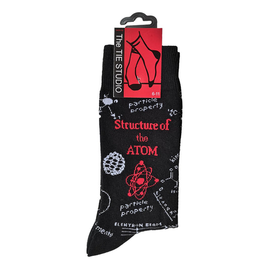 Structure of the Atom Unisex Novelty Ankle Socks Adult Size 6-11 image 0