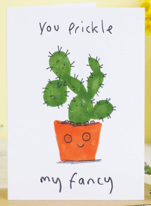 You Prickle My Fancy eco-friendly humour greetings card image 1