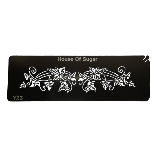 Stainless steel Y23 Veined Ivy cake decorating / card making stencil image 0