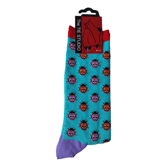 Ladybird Beetle Ant Bug Unisex Novelty Ankle Socks Adult Size 6-11 image 0