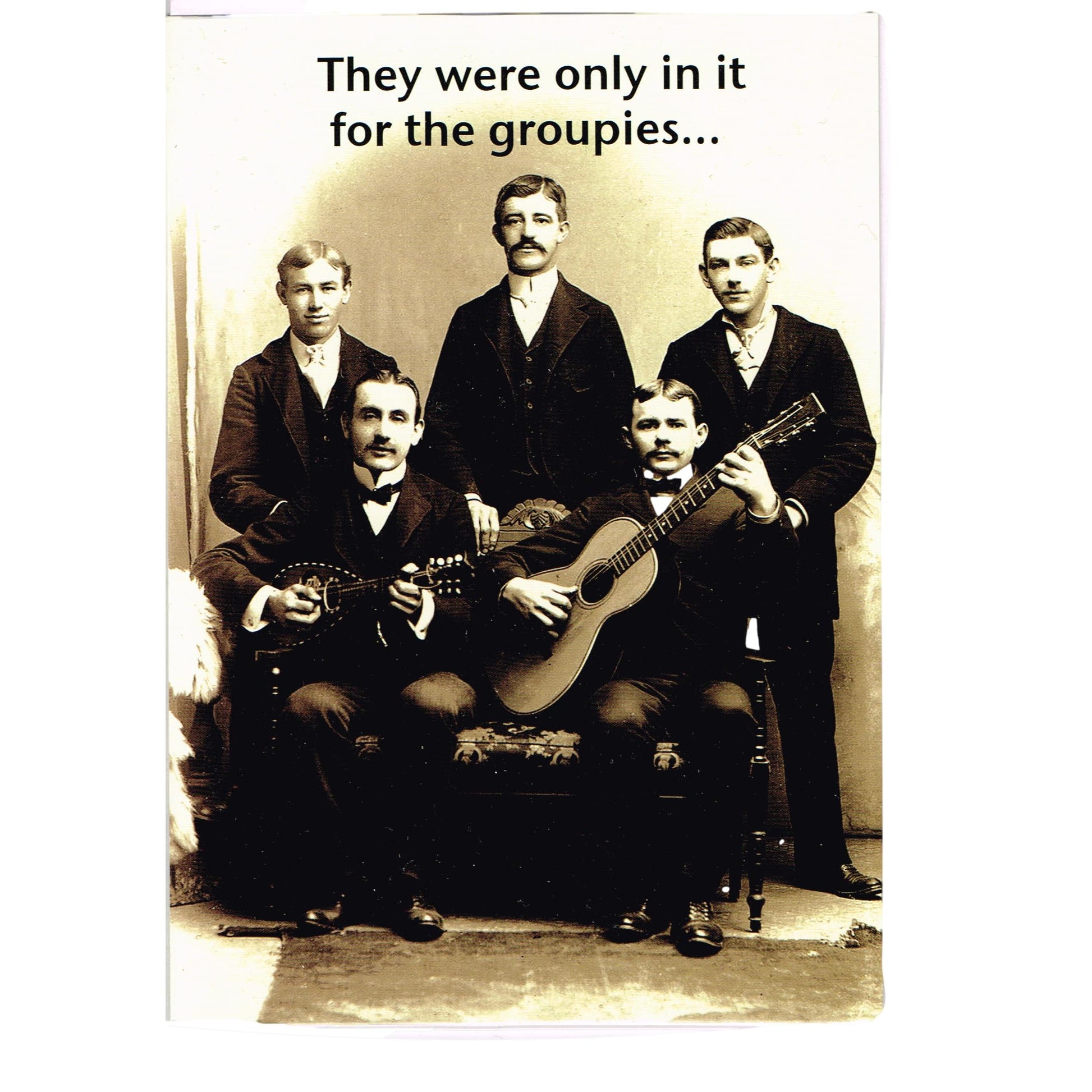 Groupies Claire Spake designed Music card image 0