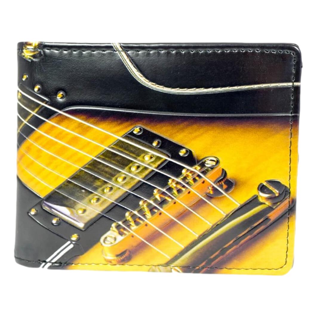 Electric Guitar Gents Leatherette Wallet image 0