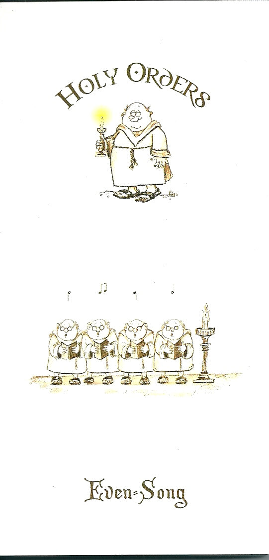 Even-Song Singing Monks Notepad image 0