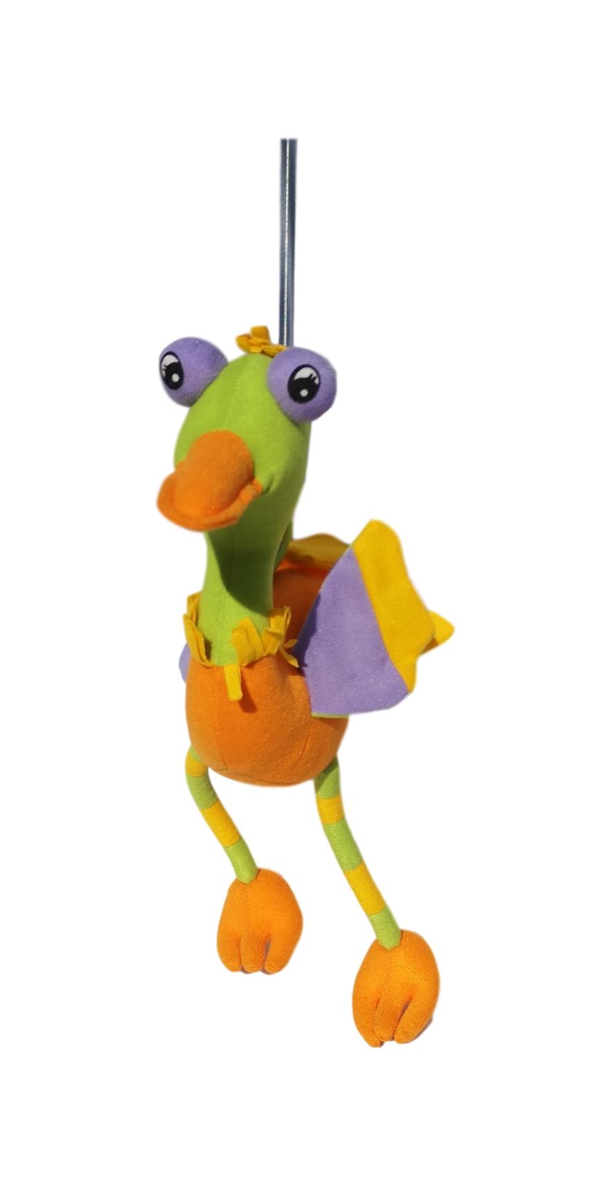 Springy Ostrich Panopoly Animal Mobile distraction for babies & young children image 1