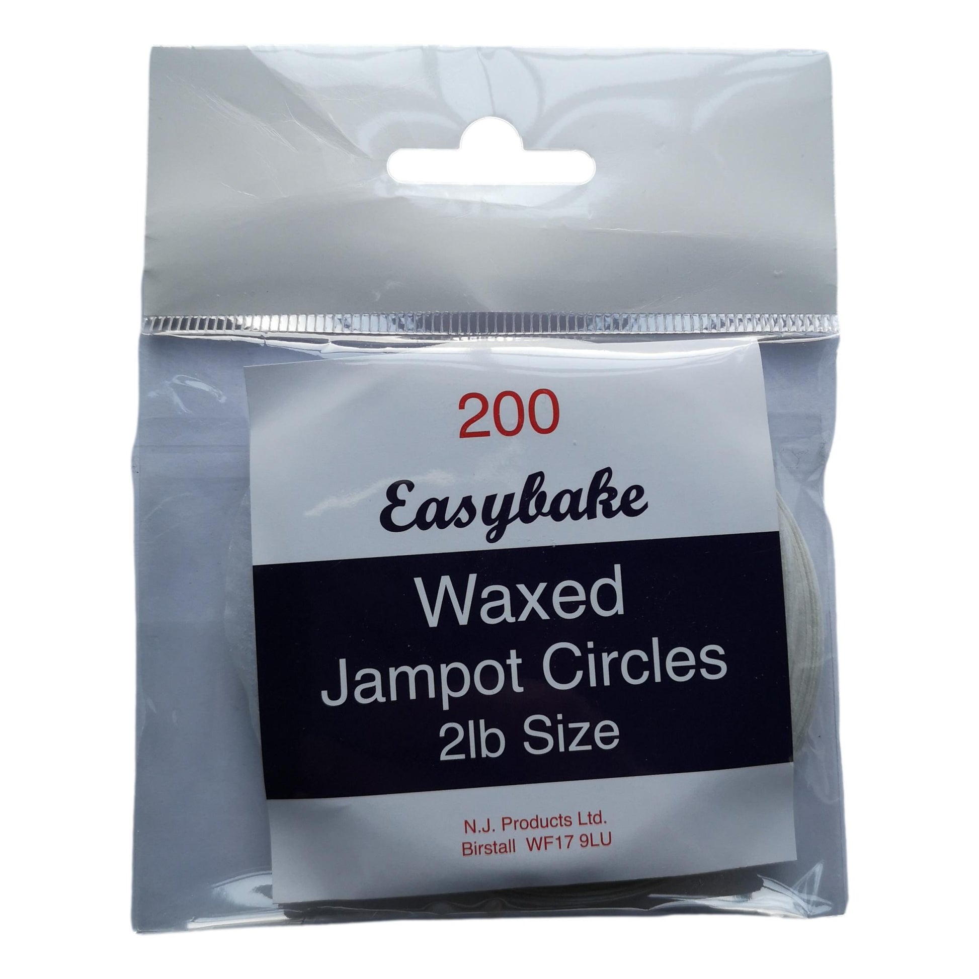 200 Wax Jampot Circles for 2lb jars image 0