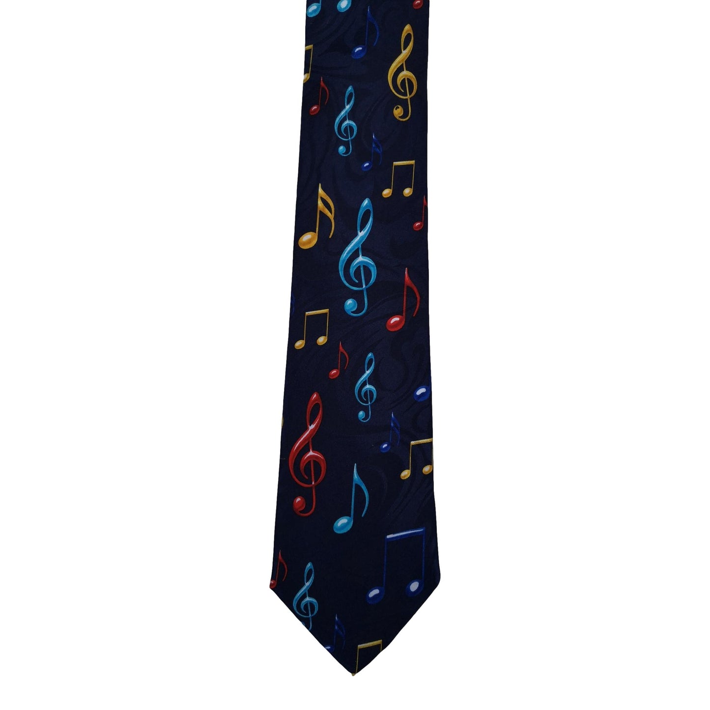 Coloured Treble Clefs Music Notes Polyester Novelty Tie Student Teacher Musician image 1