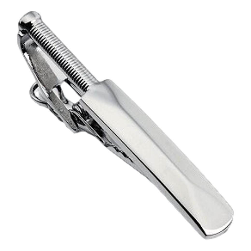 Cricket Bat Silver-plated Tie Bar/Clip/Slide image 0