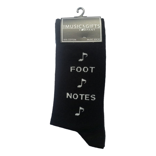 Foot Notes Cottonrich Unisex Novelty Ankle Socks Adult Size 6-11 image 0
