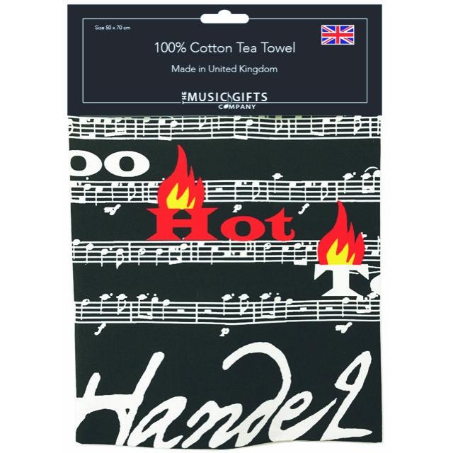 Too Hot to Handel cotton tea towel image 0