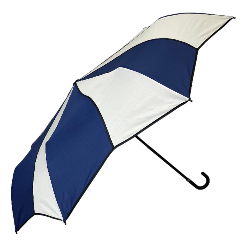 Everyday Swirl Navy/Cream Folding Umbrella Lightweight image 2