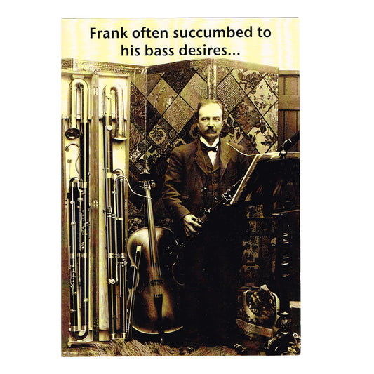 Bass Desires Claire Spake designed Music card image 0
