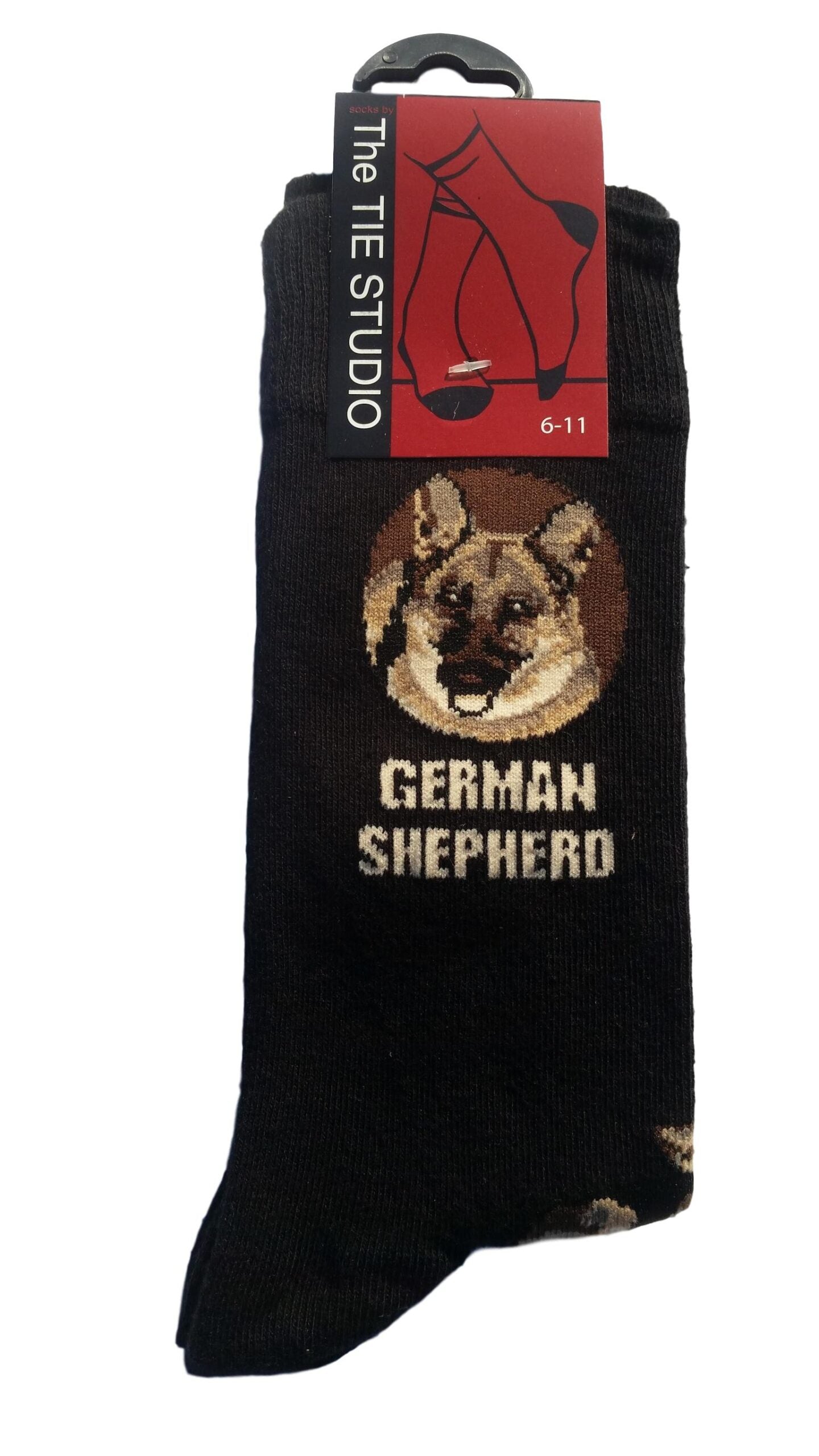 German Shepherd Dog Unisex Novelty Ankle Socks Size 6-11 image 1