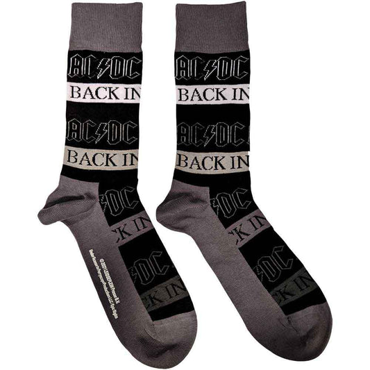 AC/DC Back In Black Unisex Adult Ankle Socks image 0