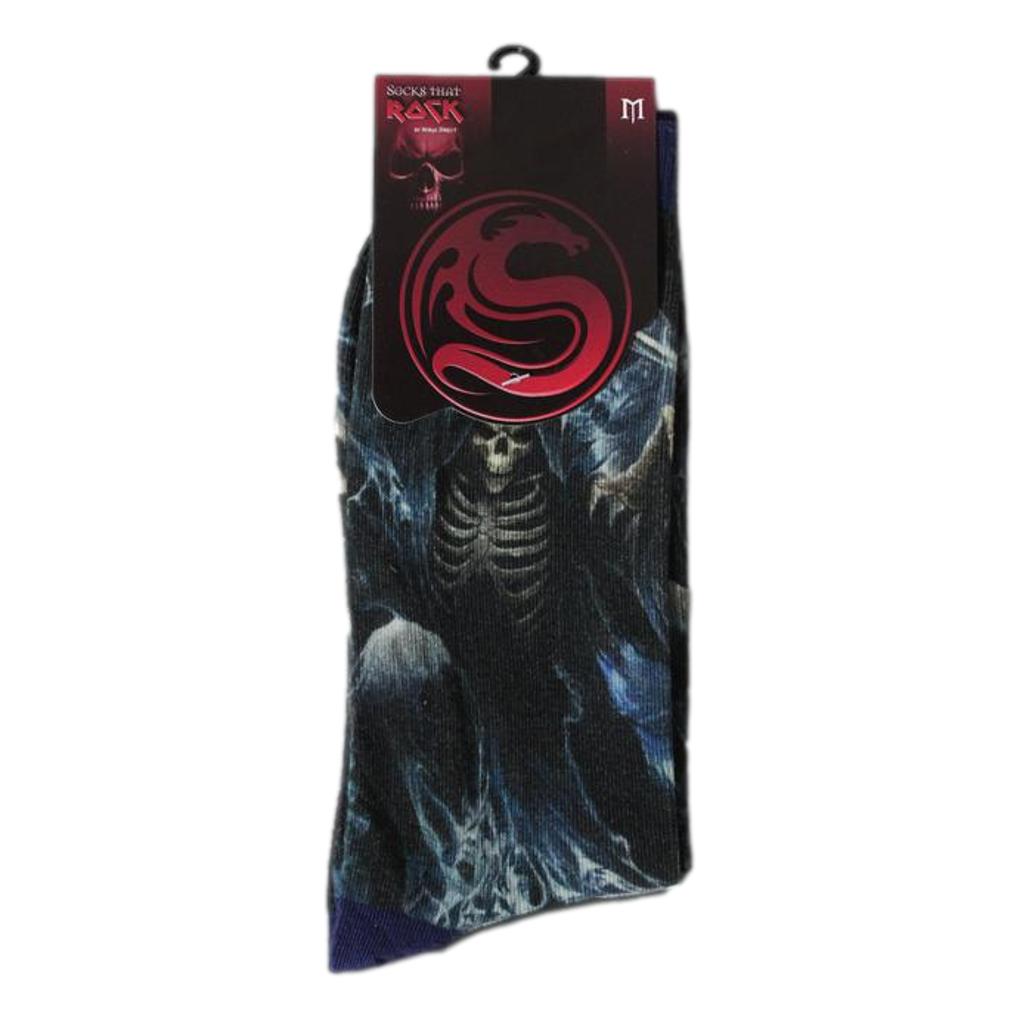 Ghost Reaper Unisex Novelty Ankle Socks Adult One Size 6-8 image 1