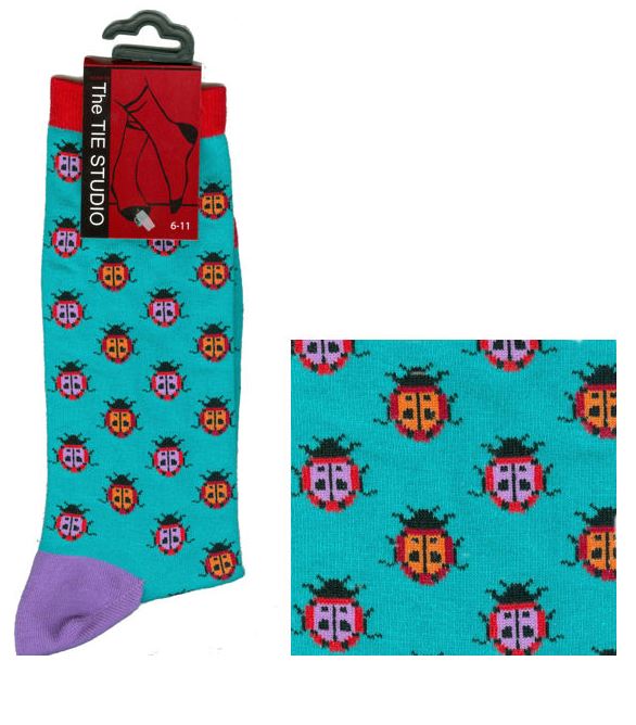 Ladybird Beetle Ant Bug Unisex Novelty Ankle Socks Adult Size 6-11 image 2